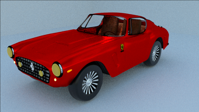 ferrari 250 gt swb 3D Model .c4d .max .obj .3ds .fbx .stl .blend 