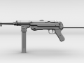 Mp40 3D-Modell