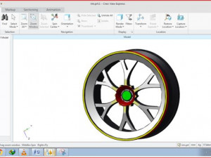 auto alloy wheel 3D 模型