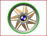 car alloy wheel 3D 模型 .c4d .max .obj .3ds .fbx .stl .blend 