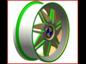 car alloy wheel 3D 模型