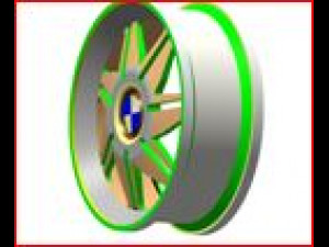 car alloy wheel 3D 模型