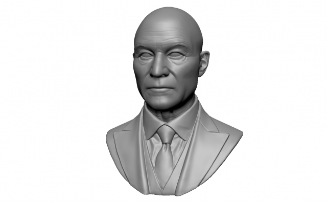 charles xavier professor x 3D Print Model .c4d .max .obj .3ds .fbx .stl .blend 