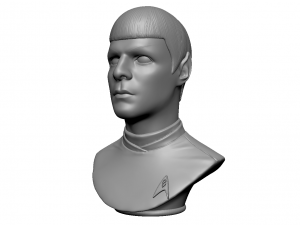 spock from star trek beyond 3D Print Model