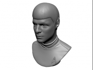spock from star trek beyond 3D Print Model