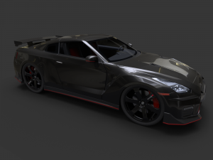 nissan gt-r nismo 3D Модель