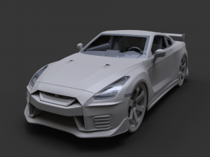 nissan gt-r nismo 3D Модель