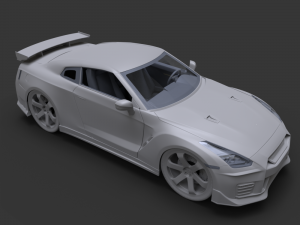 nissan gt-r nismo 3D Модель