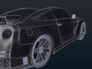 nissan gt-r nismo 3D Модель