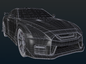 nissan gt-r nismo 3D Модель
