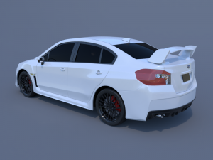 subaru wrx sti Modèle 3D