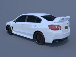 subaru wrx sti 3D Model