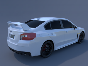 subaru wrx sti Modèle 3D