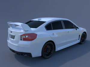 subaru wrx sti 3D Model