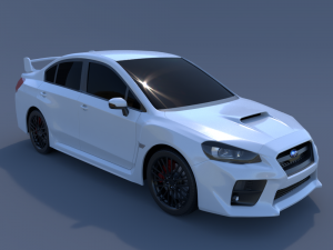 subaru wrx sti Modèle 3D