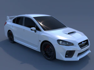 subaru wrx sti 3D Model