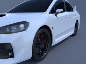 subaru wrx sti Modèle 3D