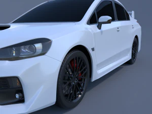 subaru wrx sti 3D Model