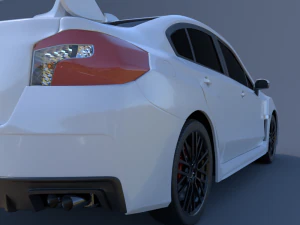 subaru wrx sti 3D Model