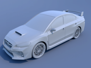 subaru wrx sti Modèle 3D