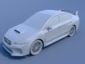 subaru wrx sti 3D Model