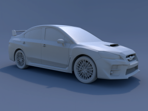 subaru wrx sti Modèle 3D