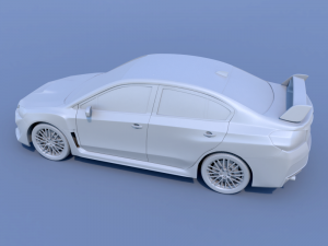 subaru wrx sti Modèle 3D