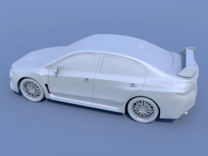 subaru wrx sti 3D Model