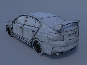 subaru wrx sti Modèle 3D