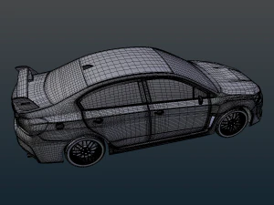 subaru wrx sti 3D Model