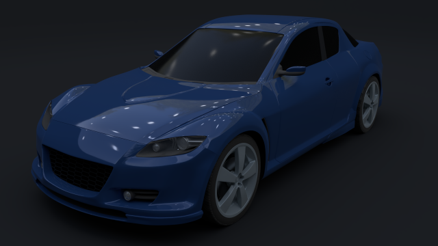mazda rx-8 Modello 3D .c4d .max .obj .3ds .fbx .stl .blend 