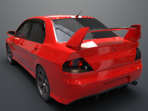 mitsubishi lancer evolution ix 3D 모델
