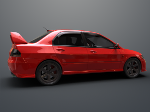 mitsubishi lancer evolution ix 3D 모델