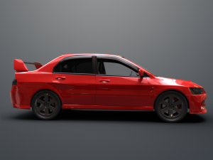 mitsubishi lancer evolution ix 3D 모델