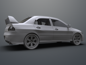 mitsubishi lancer evolution ix 3D 모델