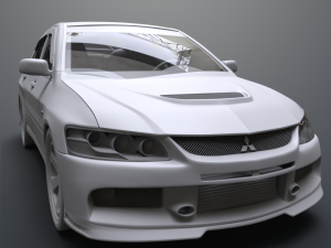 mitsubishi lancer evolution ix 3D 모델