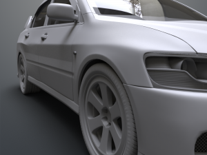 mitsubishi lancer evolution ix 3D 모델