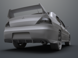 mitsubishi lancer evolution ix 3D 모델