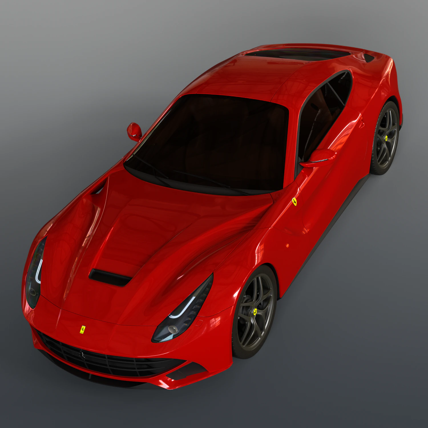 ferrari f12 berlinetta 3D Model .c4d .max .obj .3ds .fbx .stl .blend 