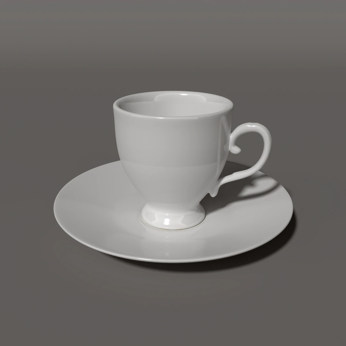 tea cup 3D Model .c4d .max .obj .3ds .fbx .stl .blend 