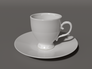 tea cup 3D 모델