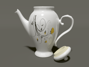 tea set Model 3D