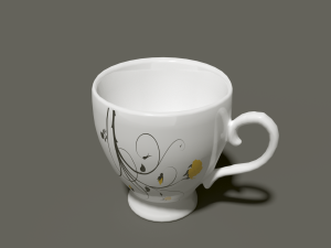 tea set Model 3D