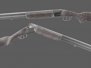 old hunting rifle Model 3D