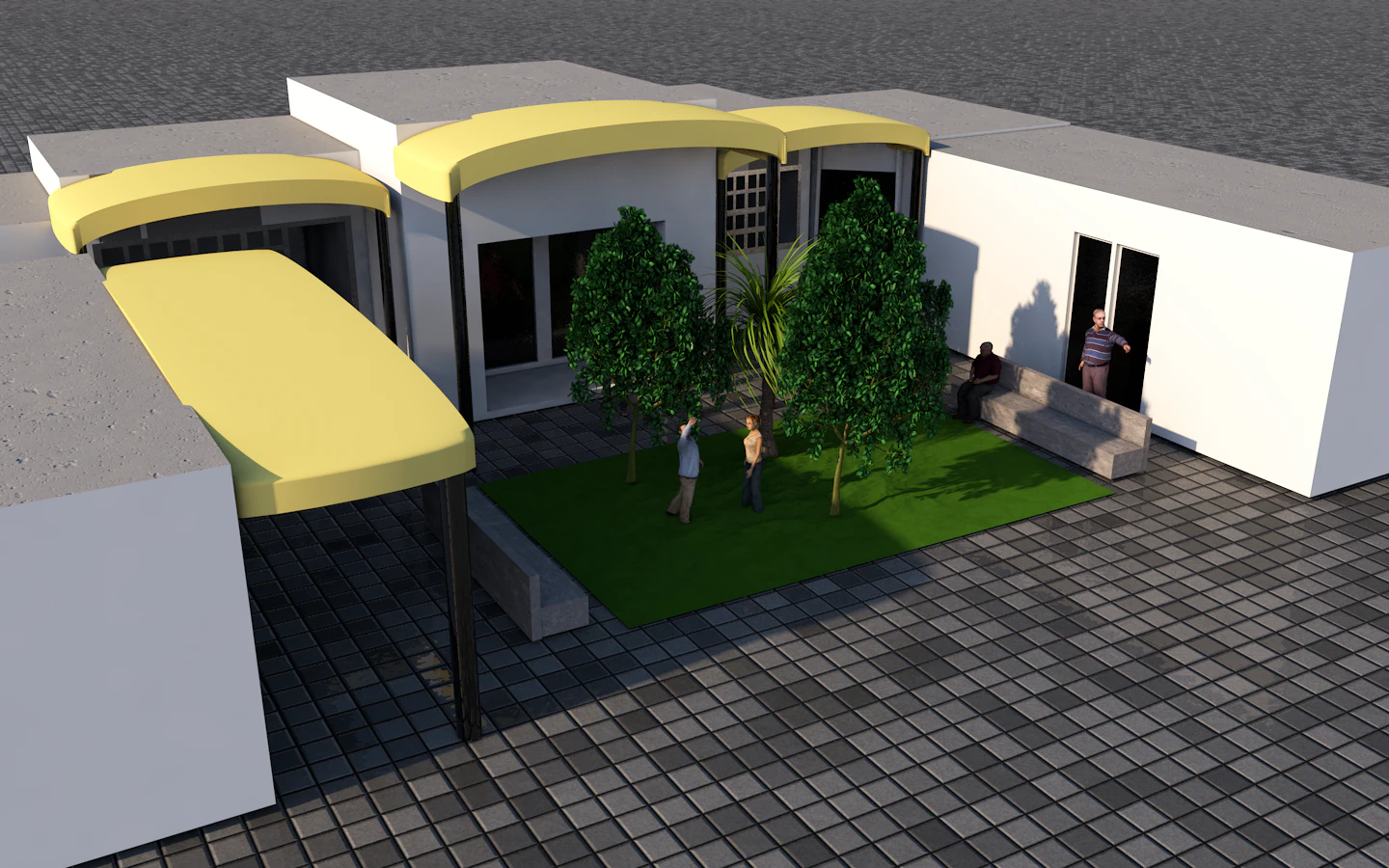buildings 3D Model .c4d .max .obj .3ds .fbx .stl .blend