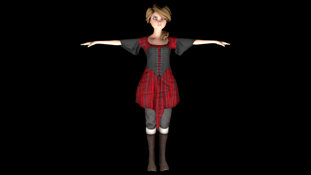 woman 3D 模型 .c4d .max .obj .3ds .fbx .stl .blend
