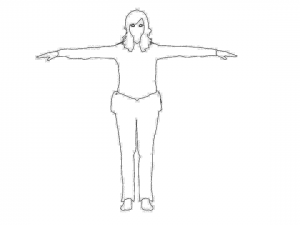 police model woman 3D Модель