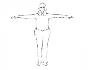 police model woman 3D Model
