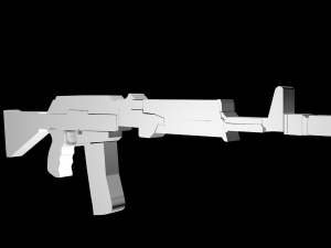 ak 47 Model 3D