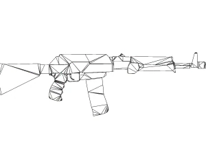 ak 47 3D Model